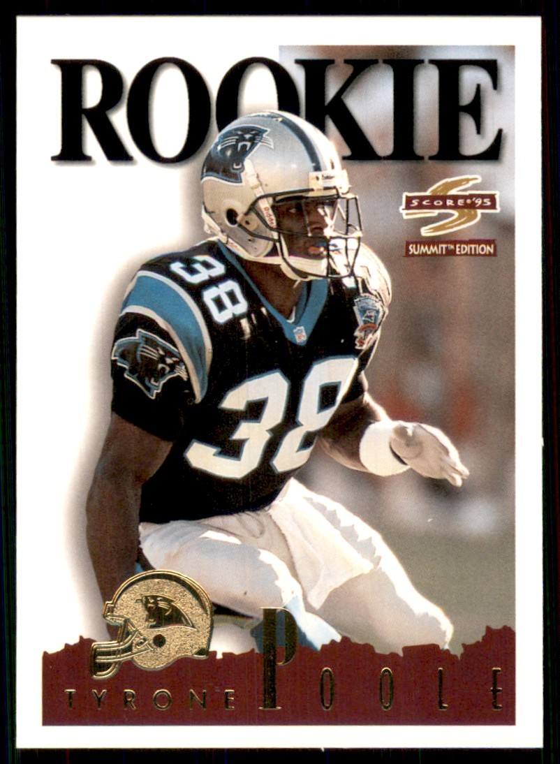 1995 Summit Tyrone Poole Rookie Carolina Panthers #149