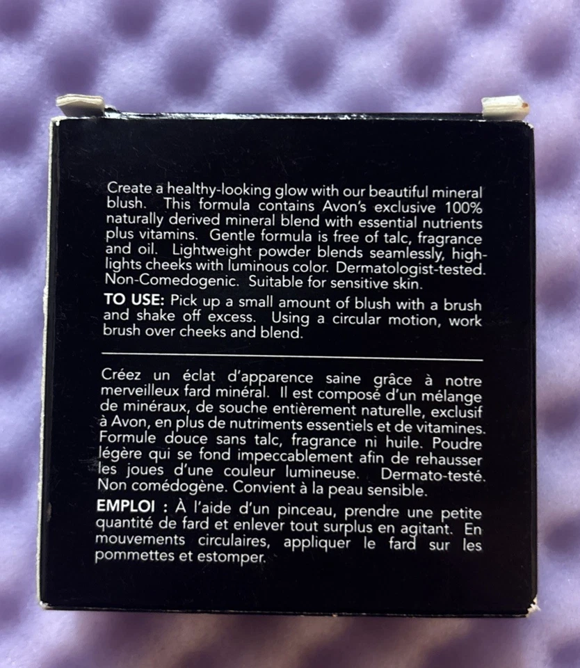 Discontinued Avon Smooth Minerals Blush Radiance M101 New Old Stock - Image 4 of 4