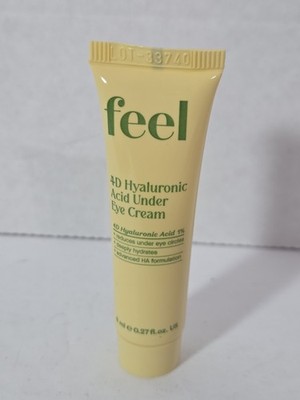 Feel 4D Hyaluronic Acid Under Eye Cream 8ml Hydrating Fragrance Free Aloe Vera