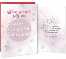 Mothers Day Card for Mom from Daughter, Mothers Day Gifts from Daughter, Unique