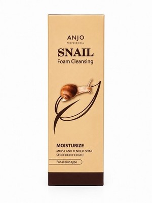 ANJO Snail Cleansing Foam Face Wash Deep Cleansing Hydrating All Skin Types