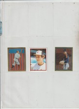 1983 TOPPS BASEBALL COMPLETE HAND COLLATED 330-STICKER SET W/C.RIPKEN JR, N.RYAN