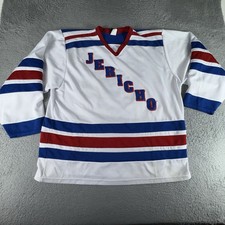 VINTAGE Y2J Chris Jericho Hockey Jersey Rare Jerchoholic 1999-2000 Mens XL WWE
