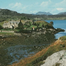 Mervaig South Harris Scotland Postcard Outer Hebrides Golden Road Scottish View