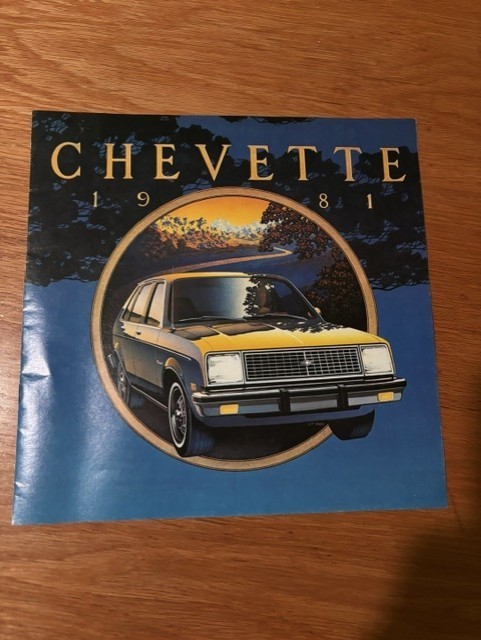 1981 Chevrolet Chevette Car Dealer Sales Brochure Catalog