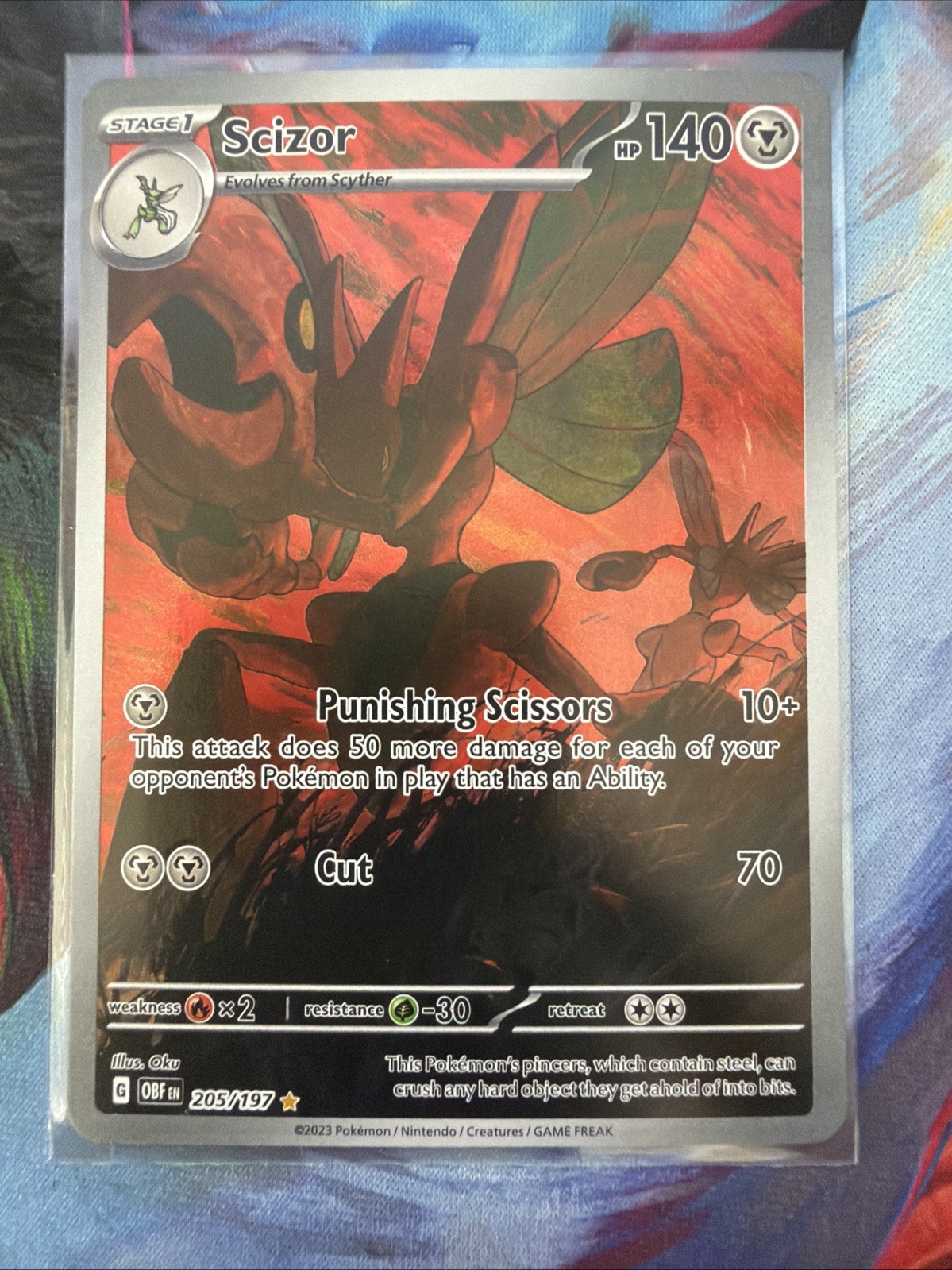 Pokémon - Scizor 205/197 - Obsidian Flames - NM/M