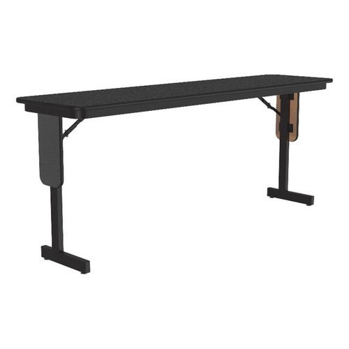 Correll SP 18x60 moderner klappbarer Seminartisch aus Metall/Holz in schwarzem Granit - Bild 1 von 8