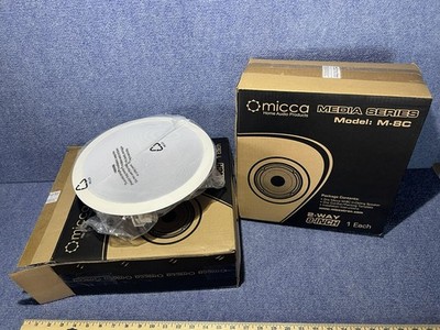 Lot Of 2 Micca M-8C Media Series 8-inch 2-Way speakers. 
