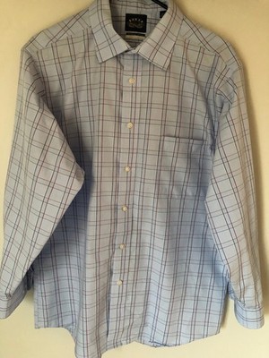 Eagle Shirtmakers -No-Iron-Stretch Neck Mens Shirt Size32/33