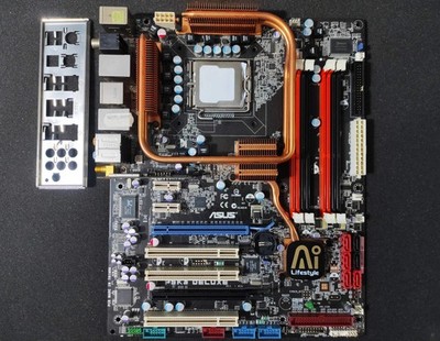 ASUS P5K3 Deluxe Socket 775 ATX Motherboard DDR3 PCIe x16 PCI SATA Intel P35 Chi