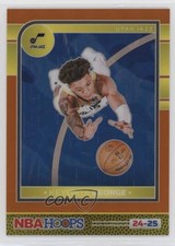 2024-25 Panini NBA Hoops Premium Orange Prizm 43/199 Keyonte George #50 0u3v