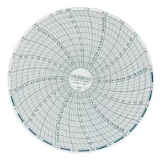 Dickson C667 Chart, 6 In, Range 0 To 200, 24 Hour, Pk60