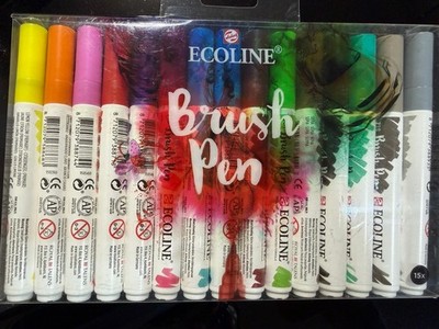 Royal Talens Ecoline Brush Pen Sets Liquid Watercolour Paint Brush Pens