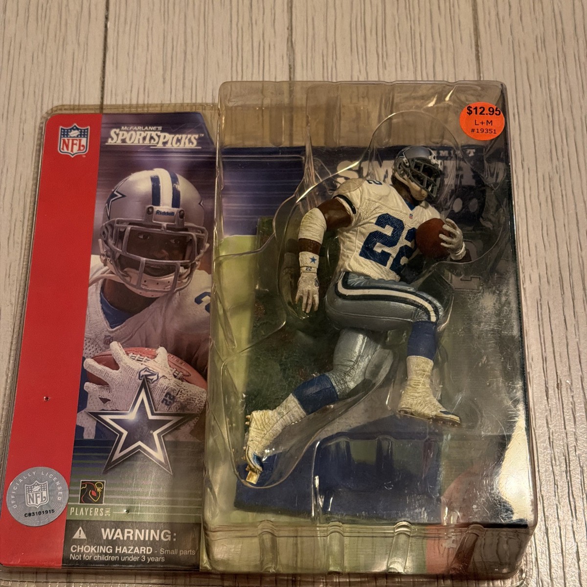McFarlane Emｍitt Smith Cowboys Variant McFarlane Toys NFL Series Dallas Cowboys Sports Picks Emmitt Smith