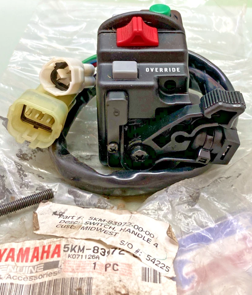 Nuevo Interruptor Original Yamaha 5KM-83972-00, Mango Foto 2 de 3