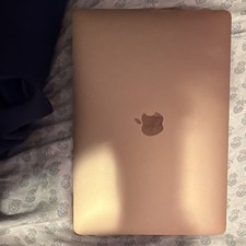 Apple MacBook Air Gold 13" macOS Built-in Webcam Speakers.  Read description 