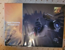 Three Channels 4K Dash Cam 8MP HD Camera Video 2.0" Display