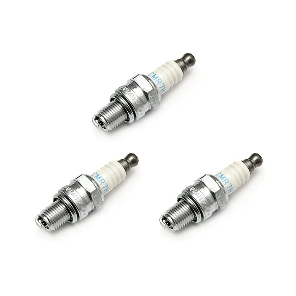 Set of 3 Spark Plug Fits NGK CMR7H 3066 Fits Torch A8RTC Fits Champion RZ7C