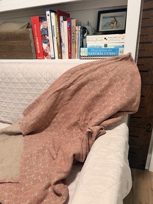 Madisons Du Monde Isabelle Throw 130 x 180 CM 100% Cotton NWT