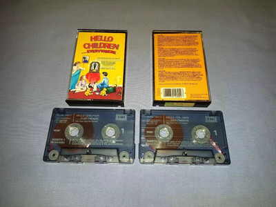 V/A HELLO CHILDREN ...EVERYWHERE DOUBLE CASSETTE TAPE ALBUM