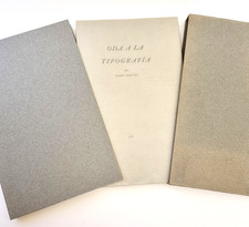 ODA A LA TIPOGRAFIA di Pablo Neruda  Tallone Editore Edizione limitata  8/156