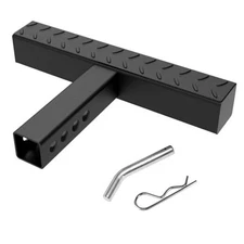  Hitch Step for 2 Inch Receiver, Steel Trailer Step with Non-Slip and Rust 