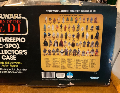 1983 C-3PO See-Threepio Collector's Case STAR WARS Vintage