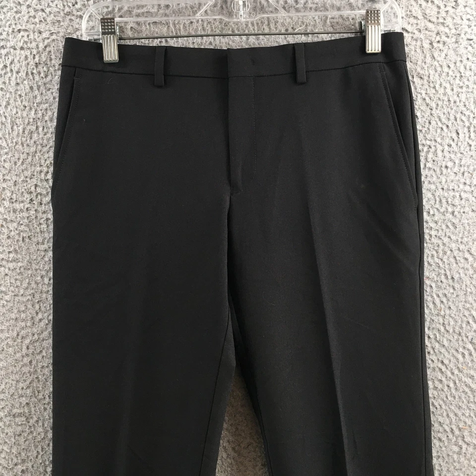 Kenneth Cole Reaction Techni-Cole Dress Pants Womens 16R (actual 30x27.5) Black - Image 2 of 4