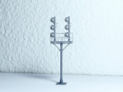 N Scale Railway Signal Bridge - 1:160 Resin Model For Railroad Modeling
