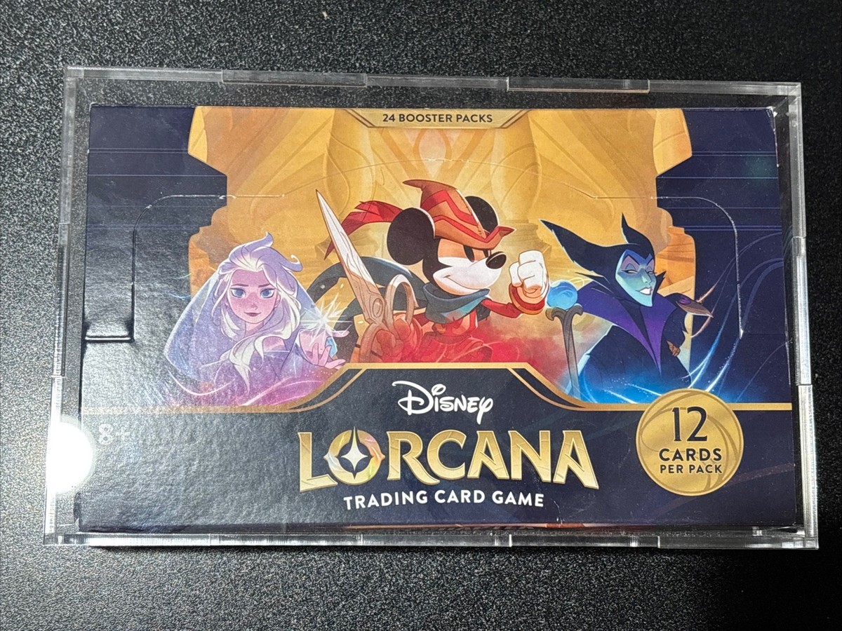 Lorcana The First Chapter Booster Box - First Print Run (050323CM1) Acrylic Case | eBay Lorcana The First Chapter Booster Box - First Print Run (050323CM1) Acrylic Case | eBay