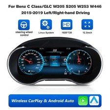 Carplay Digital Dashboard Cluster Kompatibel Für Benz C GLC W205 15-2018 NTG 5.0 Carplay Digital Dashboard Cluster Kompatibel Für Benz C GLC W205 15-2018 NTG 5.0