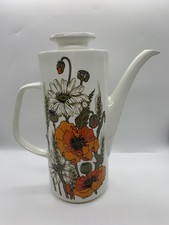 Vintage J .C .Meakin - Poppy  - Coffee Pot