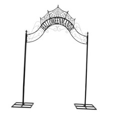 8.08 ft Halloween Archway Cemetery Outdoor Entrance Graveyard Decor Manor
