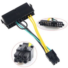 ATX 24Pin to 6Pin Power Supply Cable Cord For Lenovo DELL 24p to 6p 18AWG Wire