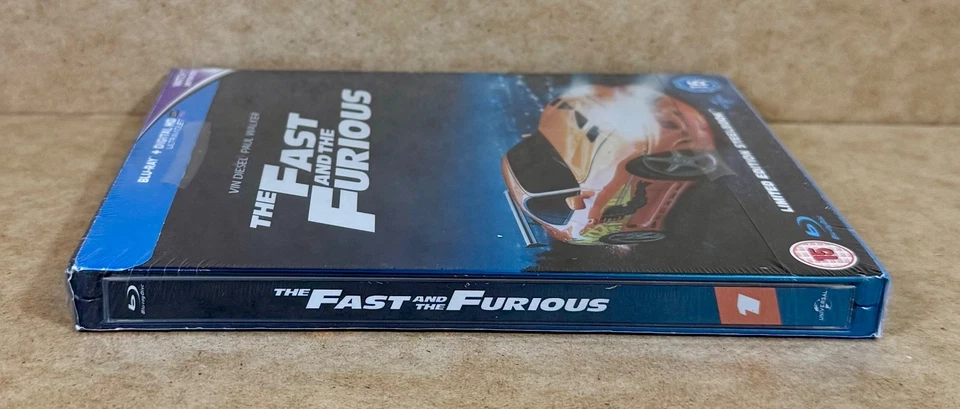 THE FAST AND THE FURIOUS - UK EXCLUSIVE BLU RAY STEELBOOK - NEW & SEALED (READ) - Image 3 of 4