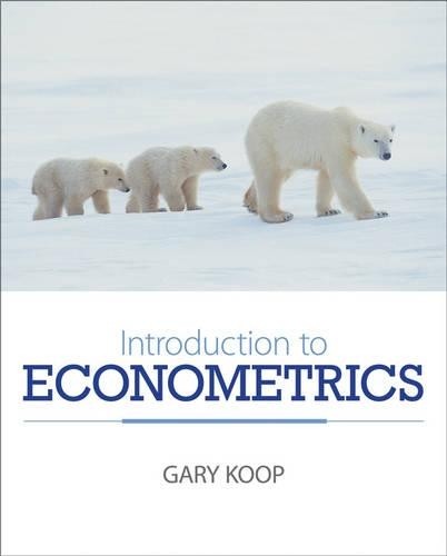 Gary Koop Introduction to Econometrics (Tascabile)