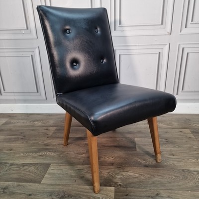 Vintage Cocktailsessel - Mid Century Vinyl Easy Lounge Retro Scandi MCM Danish
