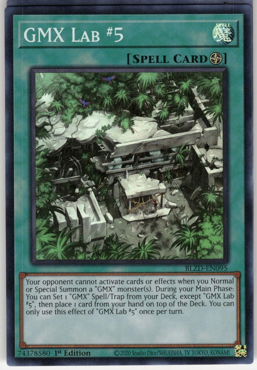 GMX Lab #5 BLZD-EN095 (YuGiOh Blazing Dominion) — is it worth grading?