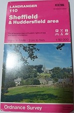 Sheffield and Huddersfield Area (Landranger Maps) by Ordnance Survey 0319221105