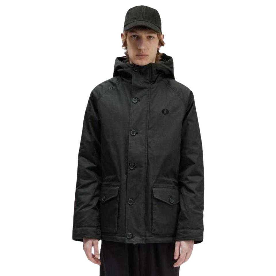 Fred Perry  Parka Snorkel para Hombre (SY1047) - Imagen 3 de 4