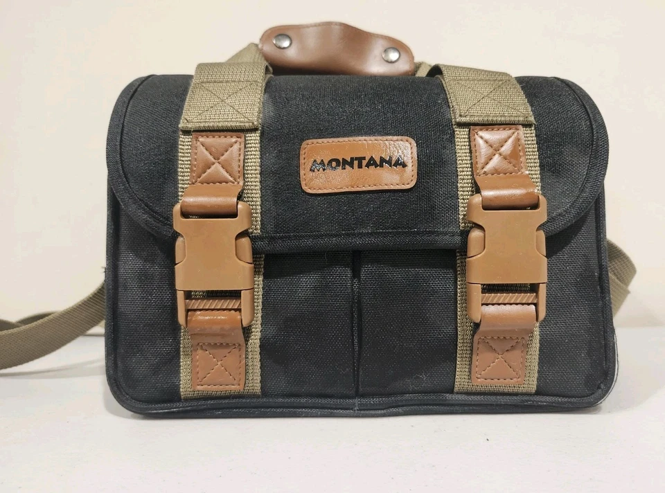 Retro Canon Green Camera Shoulder Strap DSLR Carry Case Bag DSLR 12x7x8 - Image 2 of 4