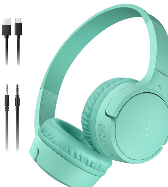 Belkin SoundForm Mini - Wireless Bluetooth Headphones for Kids with 30H Battery