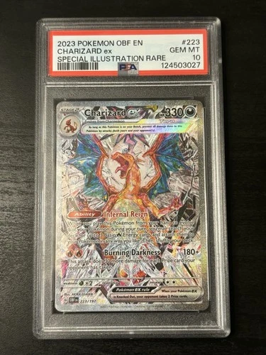 Charizard EX 223/197 Special Illustration Rare Obsidian Flames PSA 10 Gem Mint