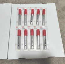 (10) Red Chisel Tip XL Permanent Marker Tru Red Brand New Extra Broad Tip Lot