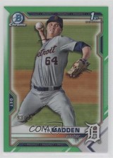 2021 Bowman Draft Chrome Green Refractor 93/99 Ty Madden #BDC-152 6fs