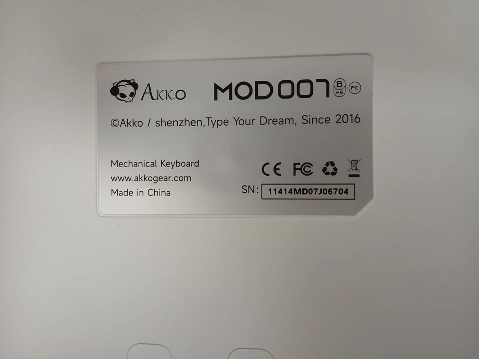 AKKO MOD007B HE PC Tokyo Edition Wireless Compact Mechanical Keyboard - NO BOX - Image 3 of 3