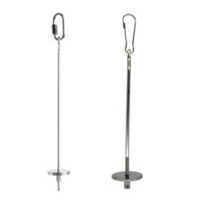 Birds Hanging Foods Treat Skewer Stainless Steel Parrot Fruit Holder Toy