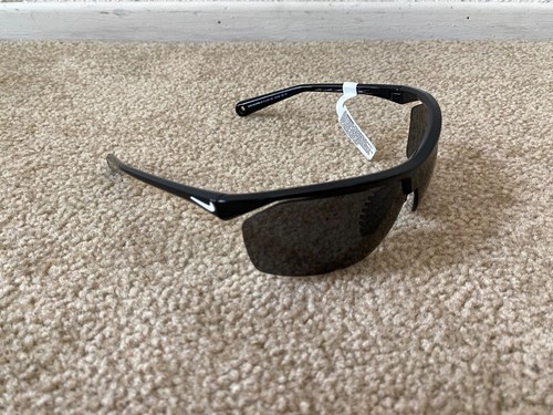 Nike Tailwind 12 schwarze Sonnenbrille halb randlose fliegende Gläser EV1128-001 neu mit Karton - Bild 4 von 12
