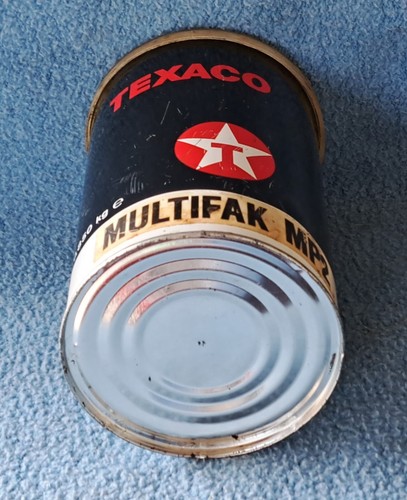 LATTA TEXACO GRASSO DA COLLEZIONE VINTAGE RARA - Foto 3 di 7