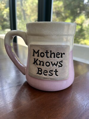 Mother Knows Best 24 Oz Heavy Duty Coffee Mug - Pre-owned | eBay